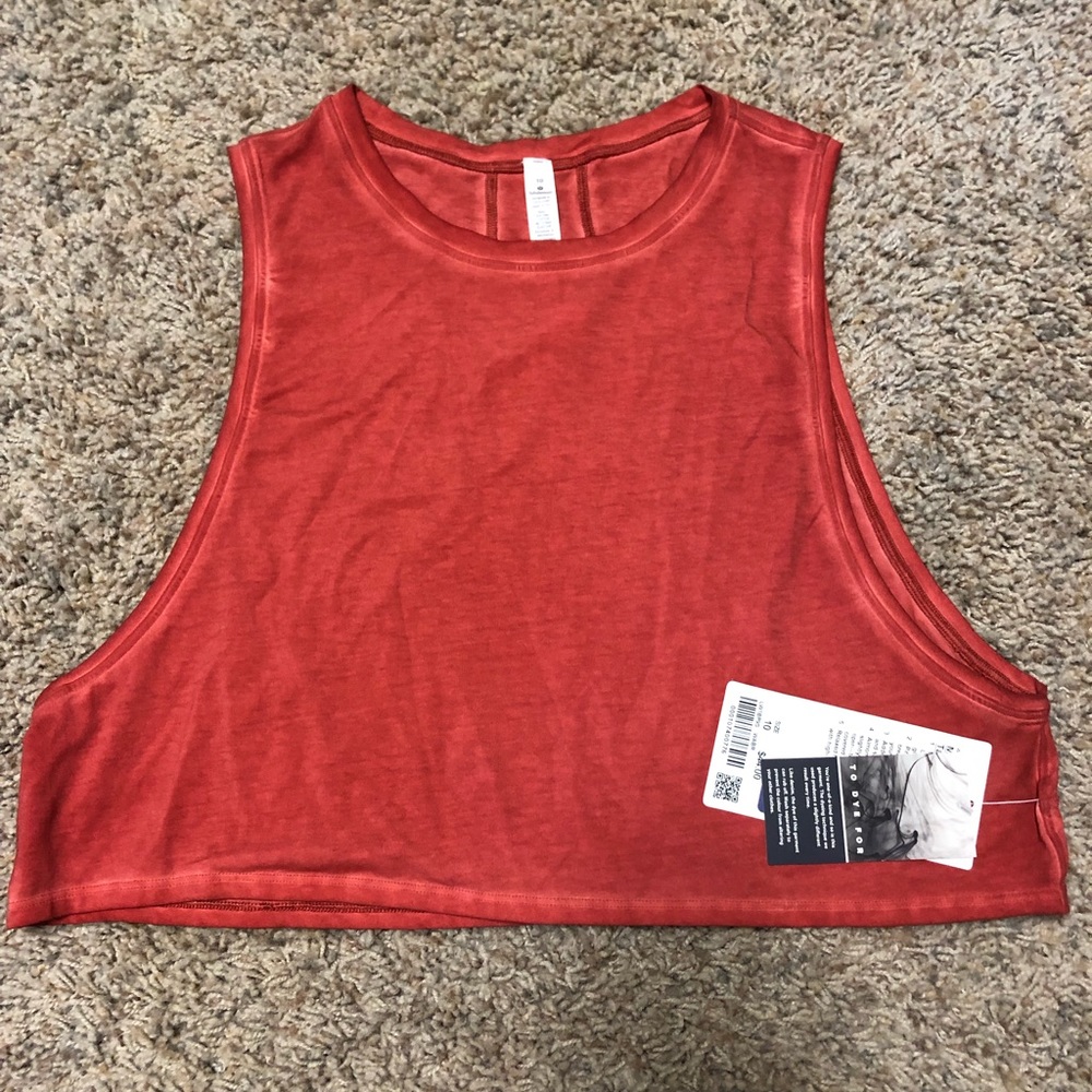 Lululemon Red Tank Top